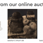 Auctionata rompe el récord de pieza más cara vendida de arte online en subasta
