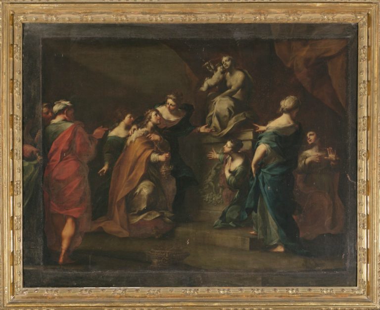 Escuela Italiana Del Primer Tercio Del Siglo Xviii La Idolatria De Salomon The Art Market Hub 4801