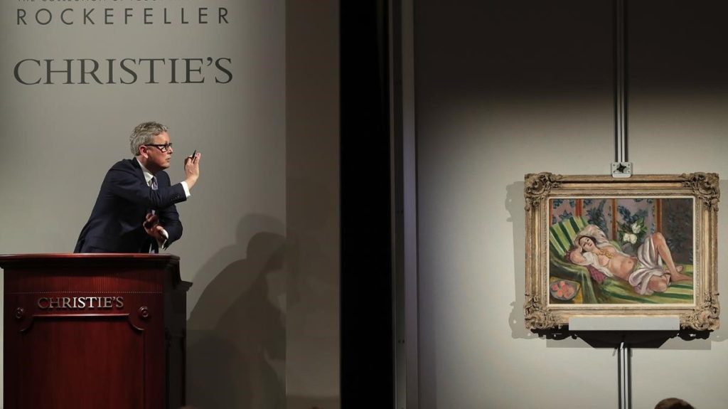 La playa botón hoy La subasta de los 832 millones de dólares: Rockefeller triunfa - The Art  Market, Hub del mundo del arte