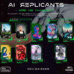 AI ЯEPLICANTS: 6 artistas exploran con sus NFTs el futuro de humanos y robots